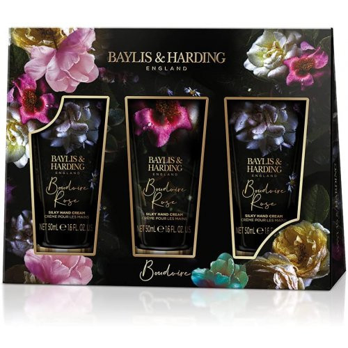 Baylis & Harding Boudoire 3 Hand Cream Set Rankų kremų rinkinys 3x50ml