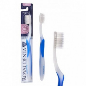 Royal Denta Silver Soft Toothbrush Dantų šepetėlis minkštas Blue