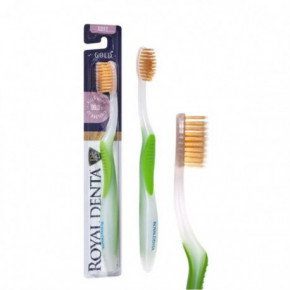 Royal Denta Gold Soft Toothbrush Dantų šepetėlis minkštas Green