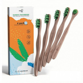 Moti Co. Bamboo Toothbrush Kit Bambukinis burnos priežiūros Rinkinys