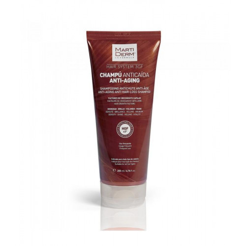 MartiDerm Hair System Anti-Aging Anti-Hair Loss Shampoo Šampūnas nuo plaukų senėjimo ir slinkimo 200ml