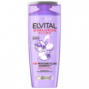 L'Oréal Paris Elvital Hyaluron Plump 72H Moisture Filling Shampoo Drėgmę grąžinantis šampūnas 250ml