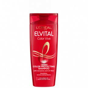L'Oréal Paris Elvital Color Vive Color Protecting Shampoo Viena spalva arba sruogelėmis dažytų plaukų šampūnas 250ml