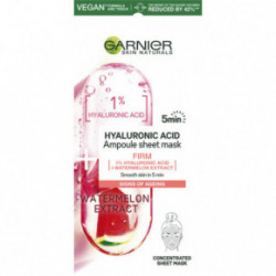 Garnier Hyaluronic Acid Ampoule Sheet Mask Stangrinanti ampulė-lakštinė kaukė su hialurono rūgštimi ir arbūzų ekstraktu 15g