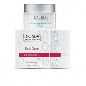 Dr. Sea Anti Wrinkle Facial Cream SPF 15 Veido kremas nuo raukšlių 50ml