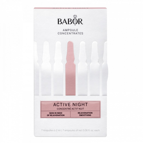 Babor Active Night Ampoule Concentrates Naktinis veidą regeneruojantis koncentratas 7x2ml