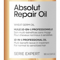 L'Oréal Professionnel Absolut Repair 10-in-1 Oil Apsauginis pažeistų plaukų aliejus 90ml