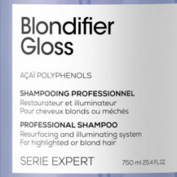 L'Oréal Professionnel Serie Expert Blondifier Gloss Šampūnas šviesiems plaukams 300ml
