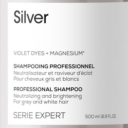 L'Oréal Professionnel Serie Expert Silver Atspalvį koreguojantis šampūnas 300ml