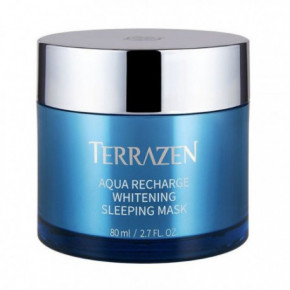 Terrazen Aqua Recharge Whitening Sleeping Mask Skaistinanti, naktinė veido kaukė 80ml