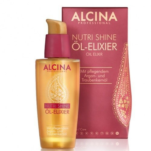 Alcina Nutri Shine Aliejinis eleksyras plaukams 50ml