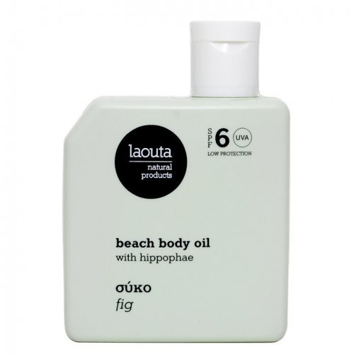 Laouta Beach Body Tanning Oil Fig SPF 6 Paplūdimio kūno aliejus 100ml