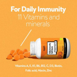 Nuum Cosmetics Daily Immunity Soft Gums Maisto papildai imuninės sistemos stiprinimui 1 Mėnesiui