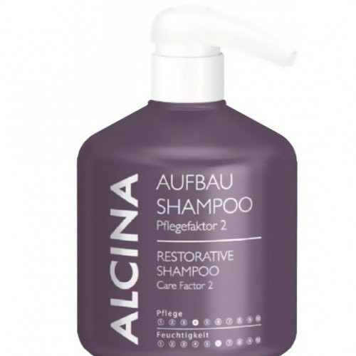 Alcina Aufbau-Shampoo Pflegefaktor 2 Šampūnas smarkiai pažeistiems plaukams 250ml