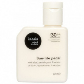 Laouta Sun Lite Pearl Oil Free Face Sunscreen SPF 30 Veido kremas nuo saulės 50ml