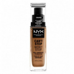Nyx professional makeup Can't Stop Won't Stop Full Coverage Foundation Makiažo pagrindas 30ml