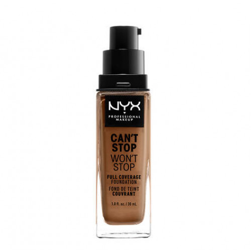 Nyx professional makeup Can't Stop Won't Stop Full Coverage Foundation Makiažo pagrindas 30ml