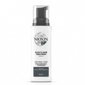 Nioxin SYS2 Scalp & Hair Treatment Galvos odos ir plaukų priežiūros priemonė stipriai retėjantiems plaukams 100ml