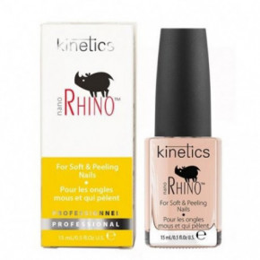 Kinetics Nano Rhino Soft & Peeling Stipriklis minkštiems nagams 15ml