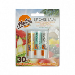 Malibu Lip Care Balm SPF30 Lūpų balzamas su apsauga 3x5g