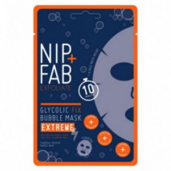 NIP + FAB Glycolic Fix Bubble Sheet Mask Extreme Giliai valanti lakštinė veido kaukė 1vnt.