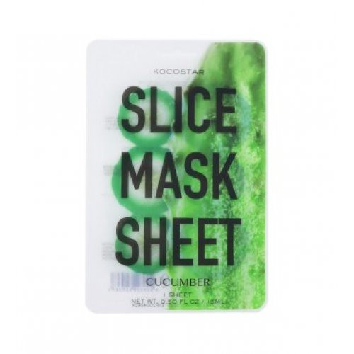 Kocostar Cucumber Slice Mask Sheet Veido kaukė 20ml