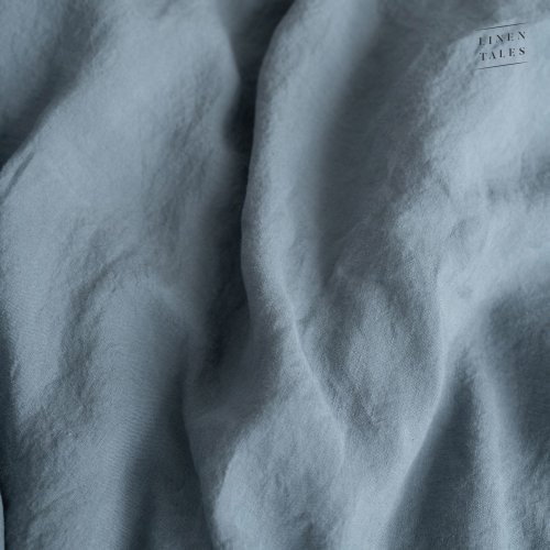 Linen Tales Blue Fog Linen Duvet Cover Set Lininis patalynės užvalkalų komplektas 200x200/50x70*2
