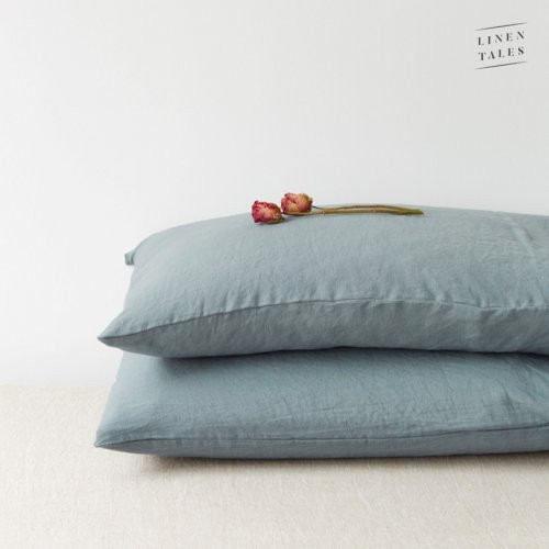Linen Tales Linen Pillowcase Lininis pagalvės užvalkalas Dark Grey