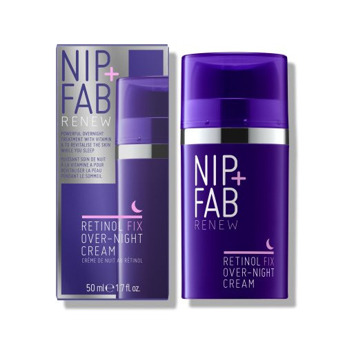 NIP + FAB Retinol Fix Overnight Cream Naktinis veido kremas su retinoliu 50ml