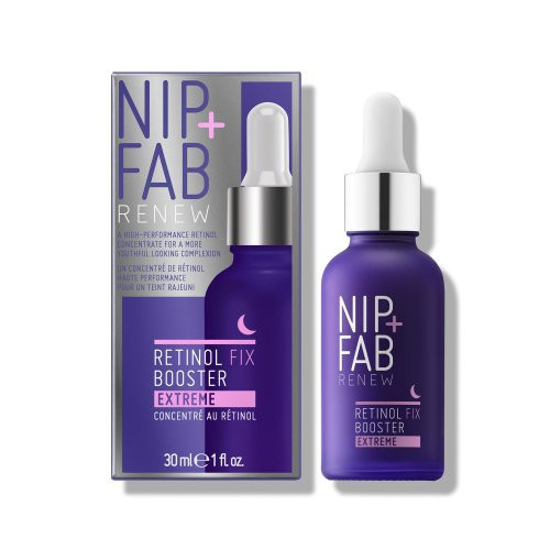NIP + FAB Retinol Fix Booster Extreme Naktinis veido serumas su retinoliu 30ml