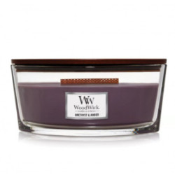 WoodWick Amethyst & Amber Candle Žvakė Heartwick