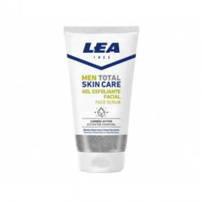 LEA Men Skin Care Face Scrub Veido prausiklis su aktyvuota anglimi 150ml