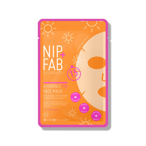 NIP + FAB Vitamin C Fix Sheet Mask Lakštinė veido kaukė su vitaminu C 1 vnt.