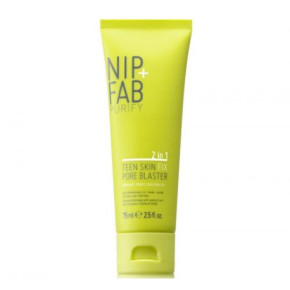 NIP + FAB Teen Skin Fix 2 in 1 Mask & Scrub Pore Blaster Kaukė - šveitiklis probleminei veido odai 75ml