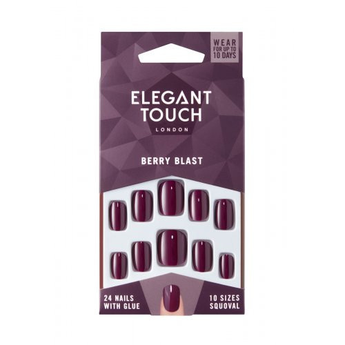 Elegant Touch Colour Nails- Squoval Priklijuojami dirbtiniai nagai Pink Dust*