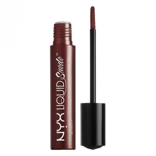 Nyx professional makeup Liquid Suede Metallic Matte Skysti lūpų dažai 4ml