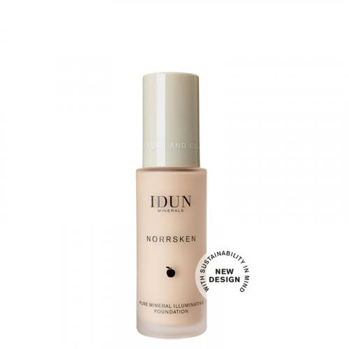 IDUN Liquid Mineral Foundation Norrsken Skystas makiažo pagrindas 30ml