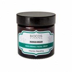 BIOCOS academy Argan Facial Cream Maitinamasis veido kremas su mangų ir arganų aliejais 30ml