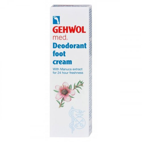 Gehwol Med deodorant foot cream Dezodoruojamasis pėdų kremas 75ml