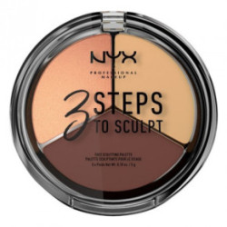 Nyx professional makeup 3 Steps to Sculpt Face Sculpting Palette Kontūravimo paletė 15g