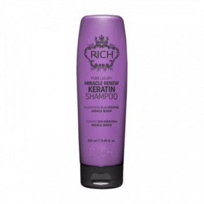 Rich Pure Luxury Miracle Renew Keratin Shampoo Plaukų gyvybingumą atkuriantis šampūnas 250ml