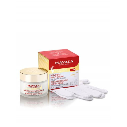 MAVALA Repairing Night Cream For Damaged Hands Atkuriamasis naktinis rankų kremas 70ml