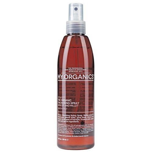 My.Organics Thickening Spray Apimtį plaukams suteikiantis purškiklis su abrikosais ir sora 250ml