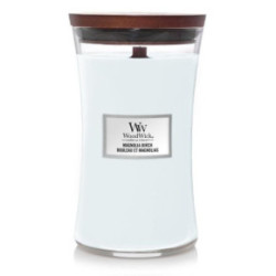 WoodWick Magnolia Birch Candle Žvakė Heartwick