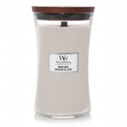 WoodWick Warm Wool Candle Žvakė Heartwick