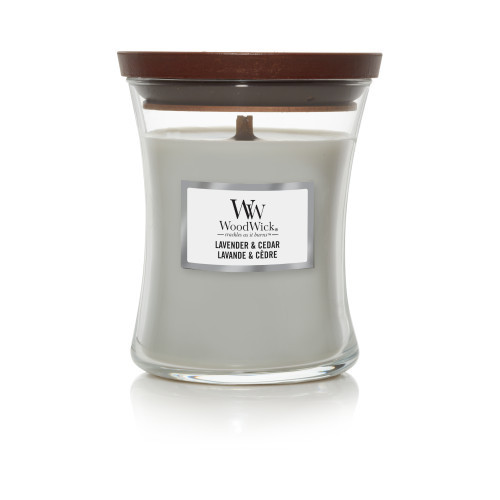 WoodWick Lavender & Cedar Candle Žvakė Heartwick