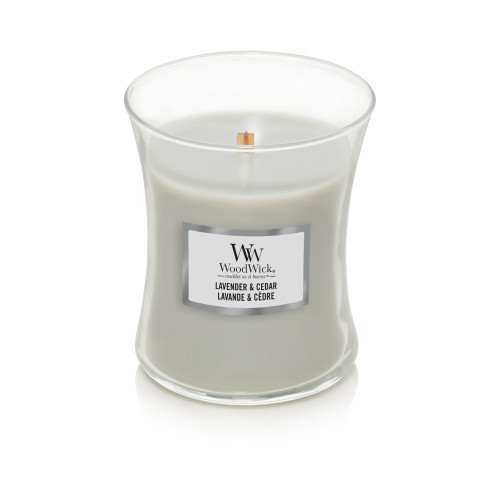 WoodWick Lavender & Cedar Candle Žvakė Heartwick