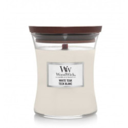 WoodWick White Teak Candle Žvakė Heartwick