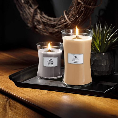 WoodWick Wood Smoke Candle Žvakė Heartwick