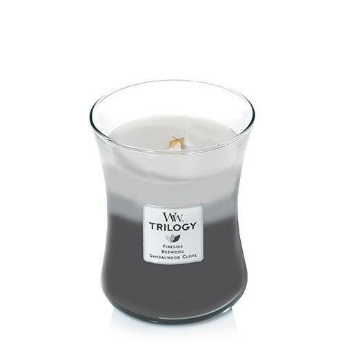 WoodWick Warm Woods Candle Žvakė Heartwick